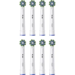 Pro cross action brossettes brosse à dents électrique Oral-B - 8 brossettes