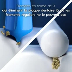 Pro cross action brossettes brosse à dents électrique Oral-B - 8 brossettes