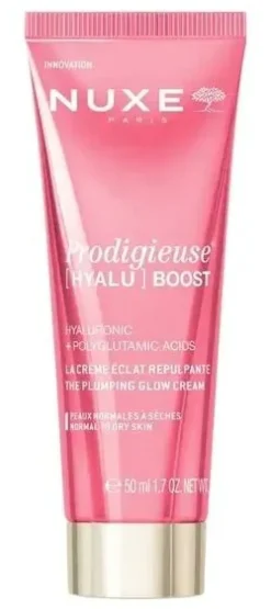 Prodigieuse Hyalu Boost la crème éclat repulpante Nuxe - tube de 50ml