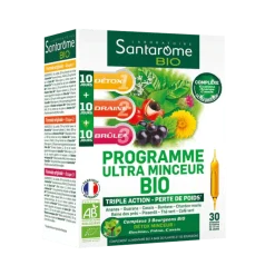 Programme ultra minceur Bio Santarome - Boite de 30 ampoules