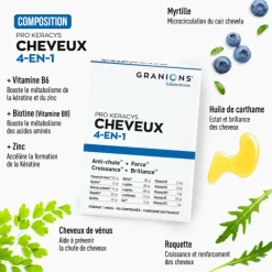 Pro Keracys Cheveux 4 en 1 Granions