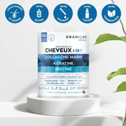 Pro Keracys collagène cheveux 4-en-1 Granions - pot de 300g