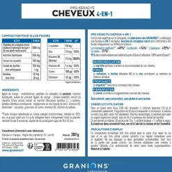 Pro Keracys collagène cheveux 4-en-1 Granions - pot de 300g