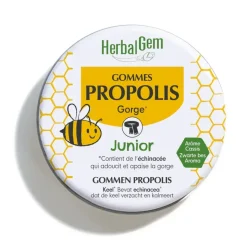 Propolis junior gommes pour enfants bio Herbalgem - boite de 45g