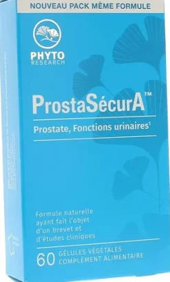 ProstaSécurA Phyto research - boîte de 60 gélules végétales