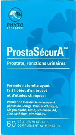ProstaSécurA Phyto research - boîte de 60 gélules végétales