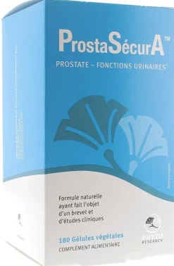 ProstaSécurA prostate - fonctions urinaires Phyto Research - boite de 180 gélules