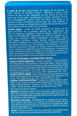 ProstaSécurA prostate - fonctions urinaires Phyto Research - boite de 180 gélules