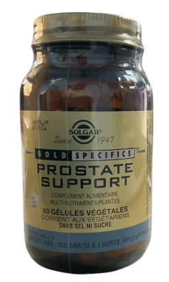 Prostate support Solgar - pot de 60 gélules végétales