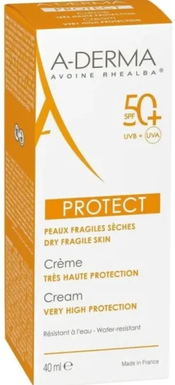 Protect crème très haute protection spf 50+ A-Derma - tube de 40 ml