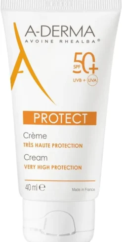 Protect crème très haute protection spf 50+ A-Derma - tube de 40 ml