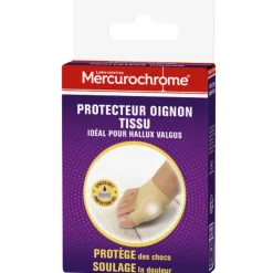 Protecteur oignon tissu Mercurochrome - boite d'un protecteur