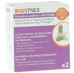 Protection auditive altitude enfant Biosynex - boîte d'une paire
