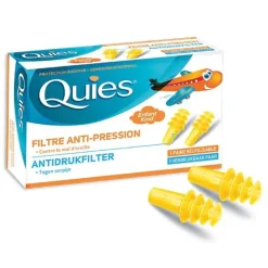 Protection auditive filtre anti-pression enfant Quies - boîte de une paire réutilisable