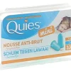 Protections auditives en mousse Quies - 3 paires