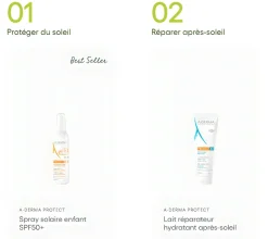 Protect Kids spray enfant très haute protection spf 50+ A-Derma - spray de 200 ml