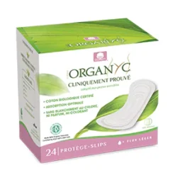 Protège-slip extra fin pocket bio Organyc - boite de 24 protèges-slips