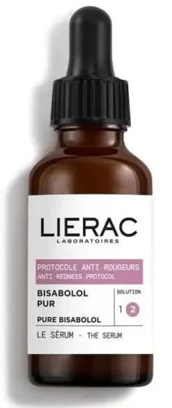 Protocole anti-rougeurs Bisabolol Pur sérum Lierac - flacon-pipette de 30ml