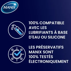 Préservatifs fins ContactPlus Manix