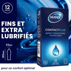Préservatifs fins ContactPlus Manix
