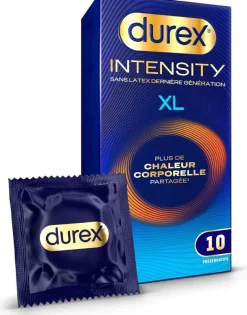 Préservatifs Intensity XL Durex - boite de 10 préservatifs
