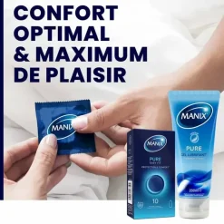 Préservatifs Pure Easy fit Manix - boîte de 10 préservatifs
