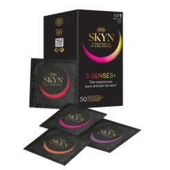 Préservatifs 5 senses+ Skyn Manix - boite de 5 préservatifs