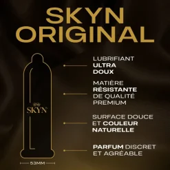 Préservatifs Skyn original sensation de ne rien porter Manix - 20 préservatifs