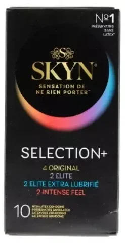 Préservatifs Skyn sélection+ Manix - boîte de 10 préservatifs