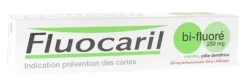 Pâte dentifrice menthe bi-fluoré 250 mg Fluocaril - tube de 125 ml
