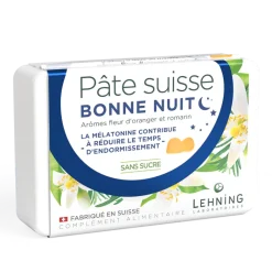 Pâte suisse bonne nuit Lehning – 40 pastilles