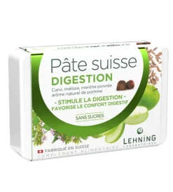 Pâte suisse digestion Lehning - boite de 40 gommes