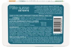 Pâte suisse Détente Lehning - boîte de 40 gommes