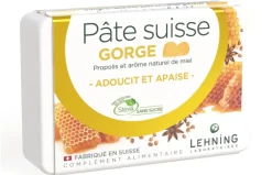Pâte suisse gorge Lehning - boîte de 40 gommes