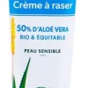 PurAloé Vera crème à raser bio Ciel D'Azur - tube de 100ml