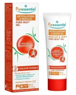Pure Heat gel articulations et muscles Puressentiel - tube de 80ml