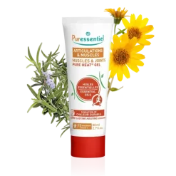Pure Heat gel articulations et muscles Puressentiel - tube de 80ml