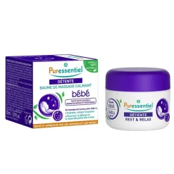 Puressentiel détente baume de massage calmant bébé - pot de 30 ml