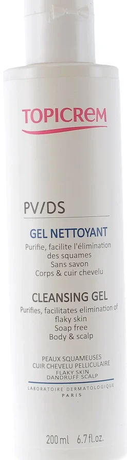 PV/DS Gel Nettoyant Topicrem - flacon de 200ml