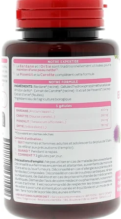 Quatuor beauté de la peau bio Super Diet - boite de 150 gélules