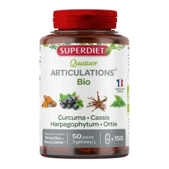 Quatuor bio articulation Super Diet - pot de 150 gélules