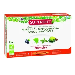Quatuor Bio Mémoire Super Diet - 20 ampoules de 15 ml