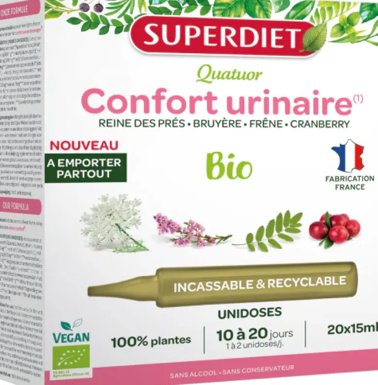 Quatuor Confort urinaire Bio Super Diet