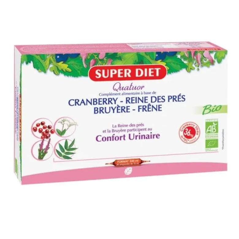 Quatuor Confort urinaire Bio Super Diet