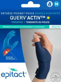 Querv'Activ Orthèse de poignet-pouce souple d'activité Epitact