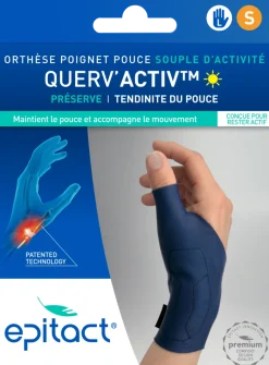 Querv'Activ Orthèse de poignet-pouce souple d'activité Epitact