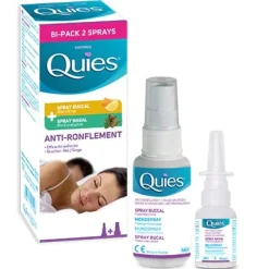 Quies Anti-Ronflement - spray nasal 15 ml + spray buccal 70 ml