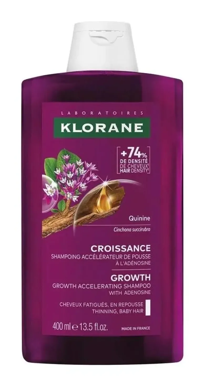 Quinine croissance shampoing accélérateur de pousse Klorane
