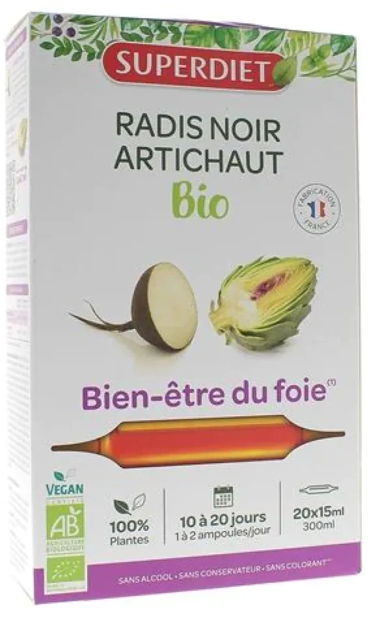 Radis noir / Artichaut bio Super Diet