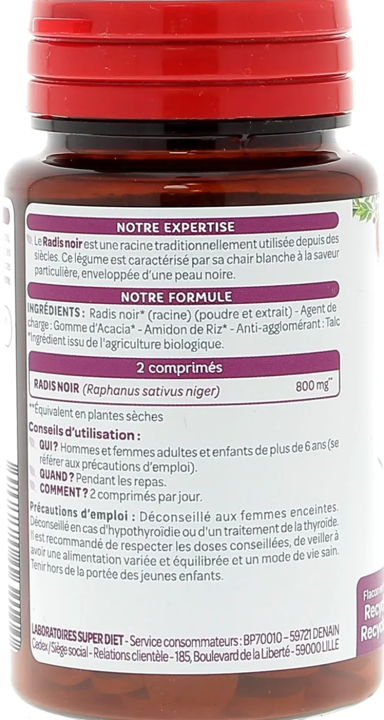 Radis noir bio Super Diet